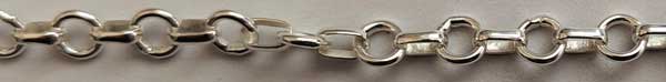 Ankerkette Figaro Rund Oval 1/1