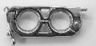 Kettenclip S-Acht Brillenoptik