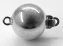 Schließe Kugel poliert