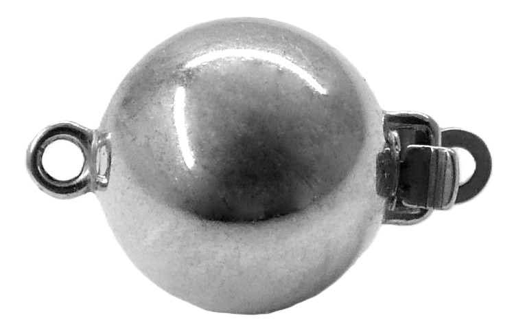 Schließe Kugel poliert