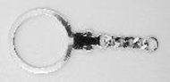 Schlüsselring. lose Omega mit Kette