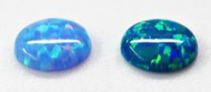 Opal synthetisch rund Cabochon